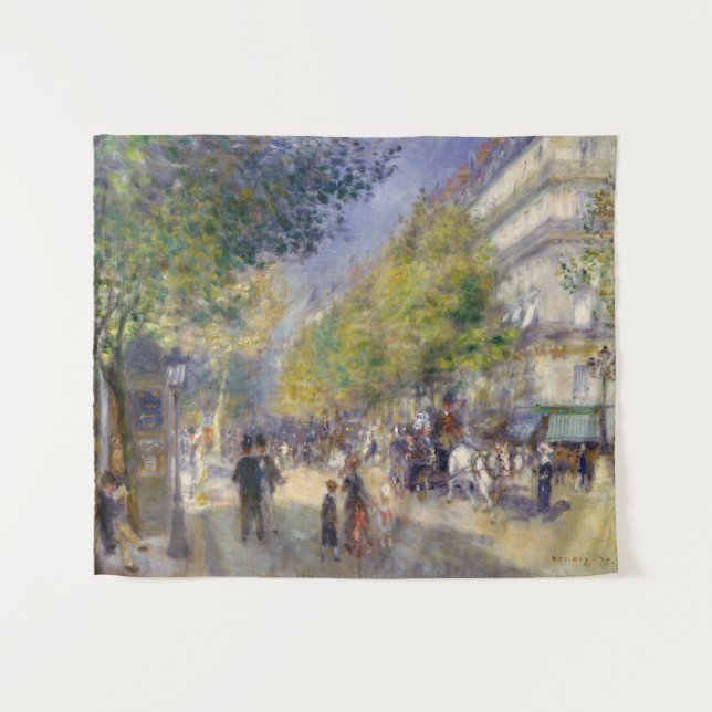 Tenture Pierre-Auguste Renoir - Paris, Grands Boulevards (Devant (Horizontal))