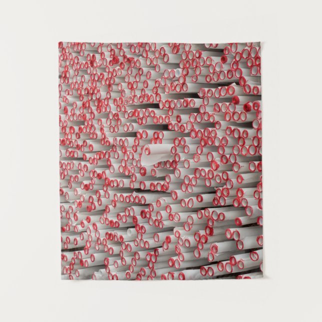 Tenture Pile de papiers roulés (Devant)