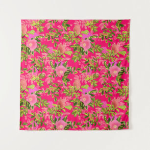 Tenture Pink rose hanche, rose rose sauvage hanche