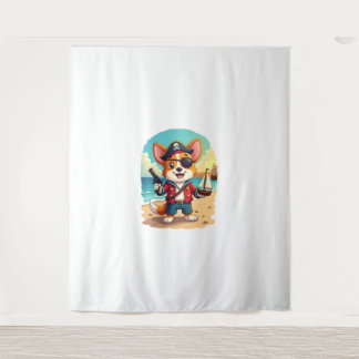 Tenture Pirate de chien berger allemand