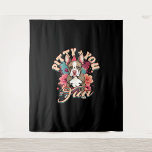 Tenture Pitbulls Pitbulls Pitty + You = Amusant