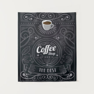 Tenture Plaid de café