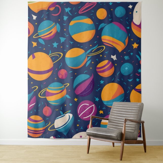 Tenture  Planets Wallpaper (En situation)