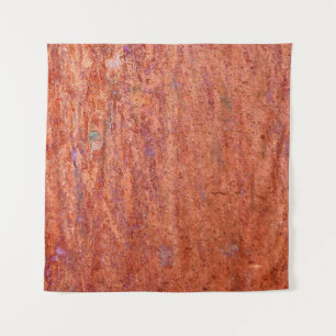 Tenture Plaque métallique rouillée gravée par corrosionabs