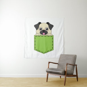 Tenture Poche animal chien