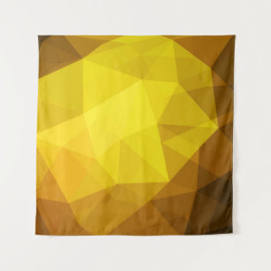 Tenture Polygone orange foncé. Un tout nouveau illu couleu
