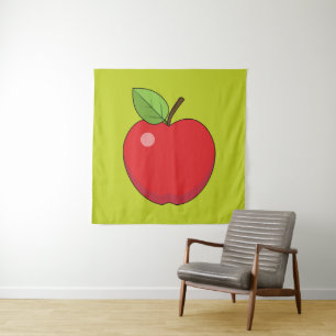 Tenture Pomme rouge