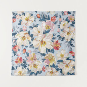Tenture Pommier florissant, motif élégant.