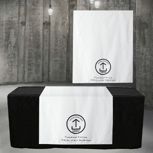 Tenture Pop Up Shop Business Logo Texte Banner Tableau Run