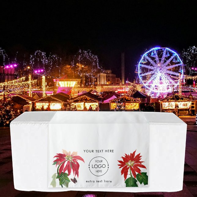 Tenture Pop Up Shop Table Bannière Marché de Noël Stand (Pop Up Shop Table Banner Christmas Market Stall Tapestry)