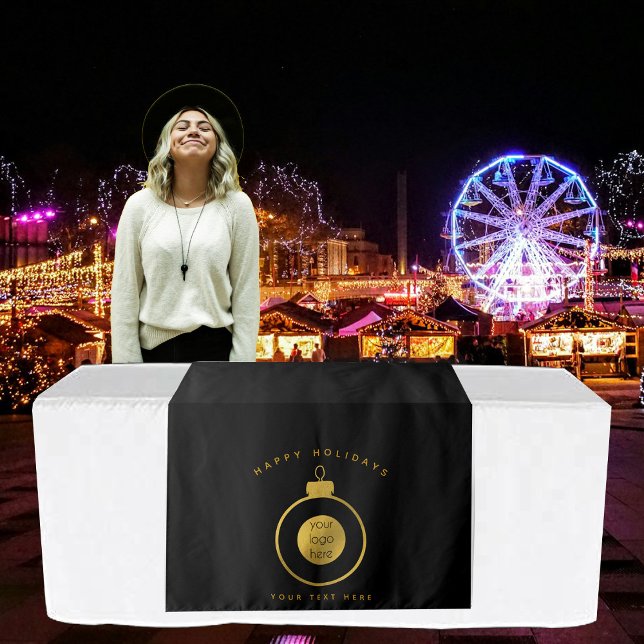 Tenture Pop Up Shop Table Bannière Marché de Noël Stand (Pop Up Shop Table Banner Christmas Market Stall Tapestry)