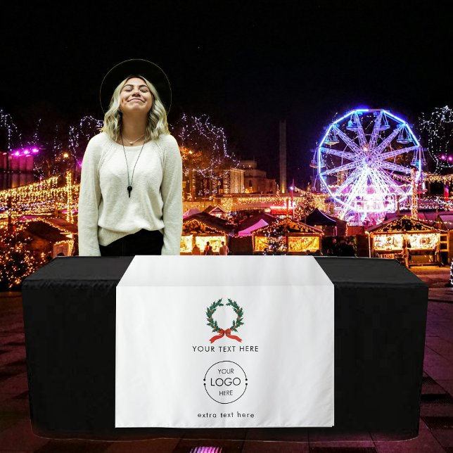 Tenture Pop Up Shop Table Bannière Marché de Noël Stand (Pop Up Shop Table Banner Christmas Market Stall Tapestry)