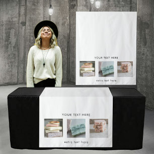 Tenture Pop Up Shop Table Runner Banner Business 3 Photos
