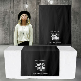 Tenture Pop Up Shop Table Runner Banner Business Text Logo
