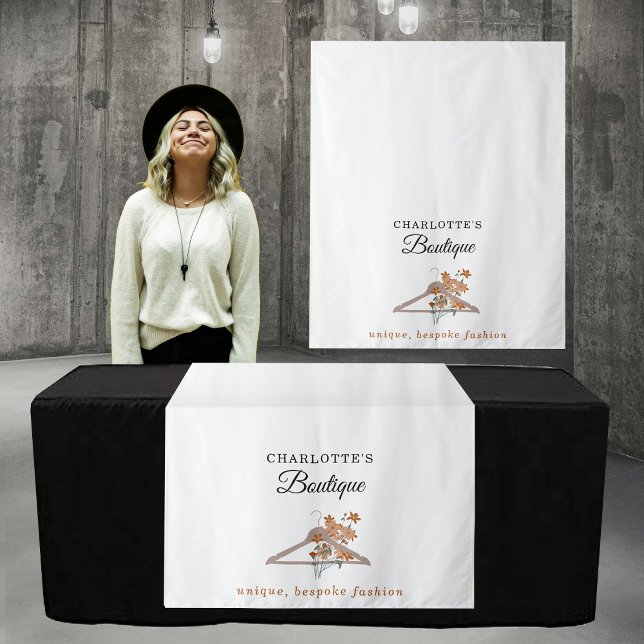 Tenture Pop Up Shop Table Runner Banner Fashion Boutique (Pop Up Shop Table Runner Banner Fashion Boutique Tapestry)