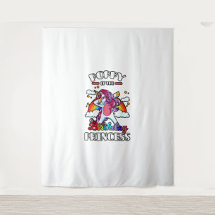 Tenture Poppy De La Licorne Arc-En-Ciel De La Princesse D'