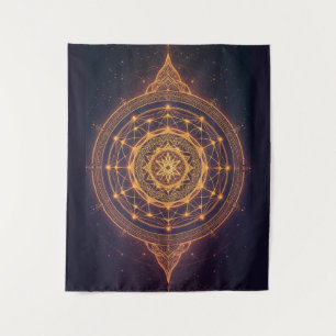 Tenture Portail de la Lumière Infinie – Un Mandala Sacré