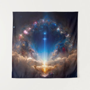 Tenture Porte du Ciel #1.2 [DALL-E 2/AI/ML art] — espace