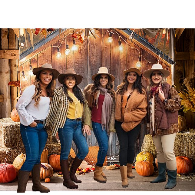 Tenture Portes de grange d'automne éclairées en arrière-pl (Créateur téléchargé)