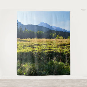Tenture Prairie de montagne verte – Nature sauvage Roumani