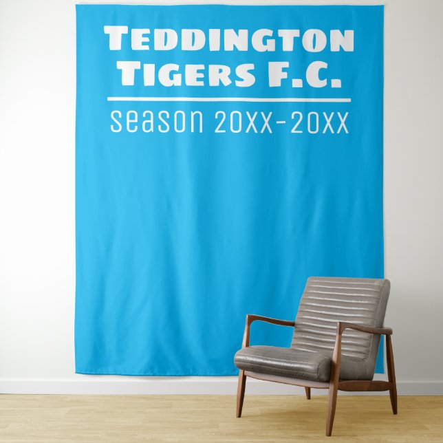 Tenture Présentation de club de football Toile de fond en  (En situation)