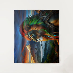 Tenture Prince Lion Rastafari