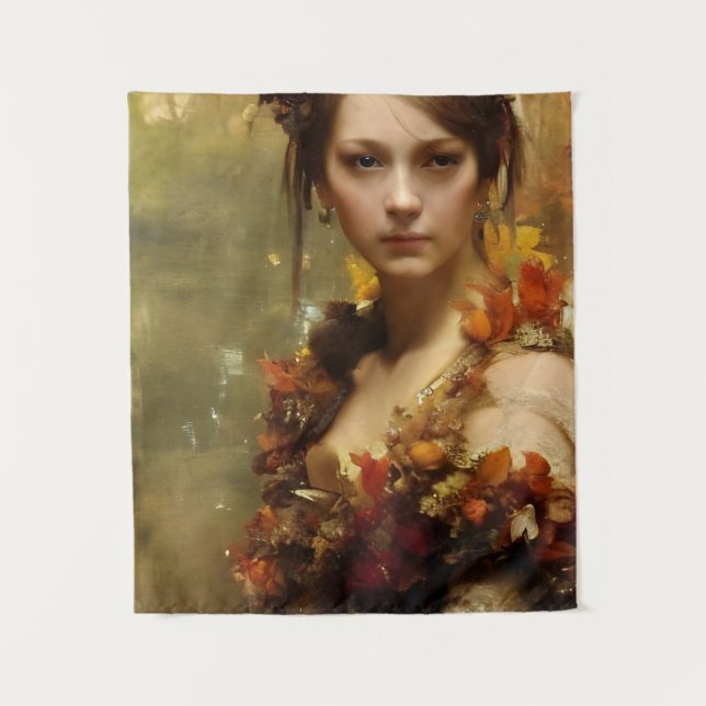 Tenture princesse renaissance d'automne (Devant)