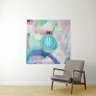 Tenture Procès du monogramme   et lumineux bien aéré