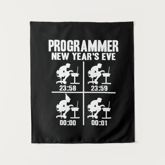 Tenture Programmeur Nouvel An (Devant)