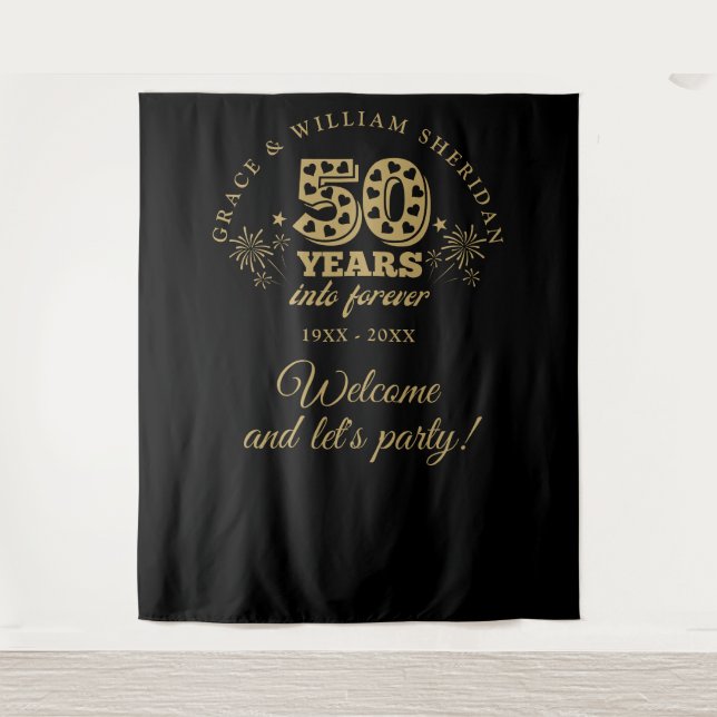 Tenture Prop photo pour le 50e anniversaire de Forever (Devant)