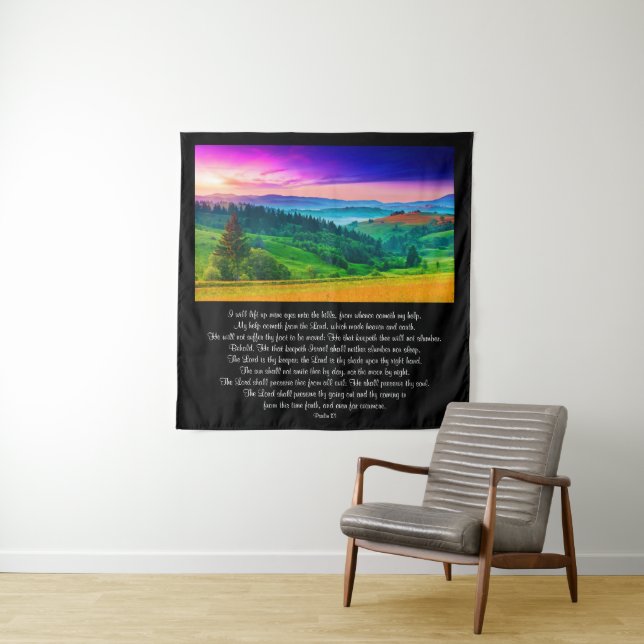 Tenture Psalm 121   (En situation)