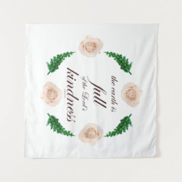 Tenture psaume 33 bonté