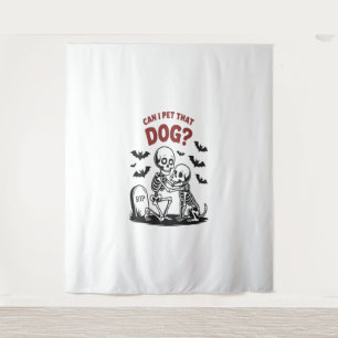 Tenture Puis-Je Animer Ce Chien Halloween ?