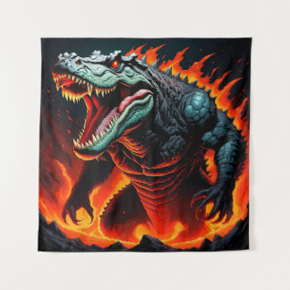 Tenture Puissance du crocodile