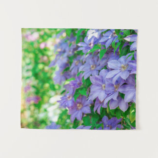 Tenture Purple Clematis flower