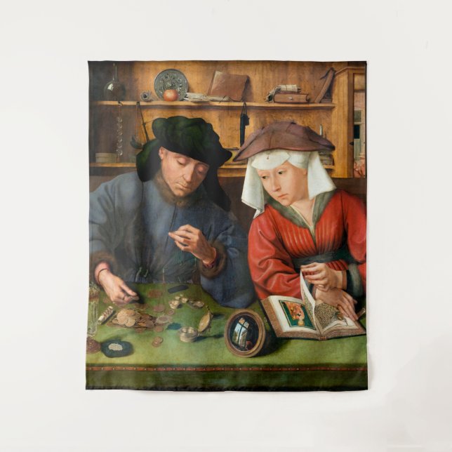 Tenture Quentin Matsys - Le Moneylender et sa femme (Devant)