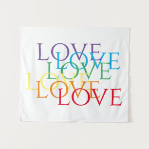 Tenture RAINBOW LOVE Tapestry
