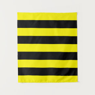 Tenture Rayures jaunes et noires