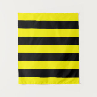 Tenture Rayures jaunes et noires