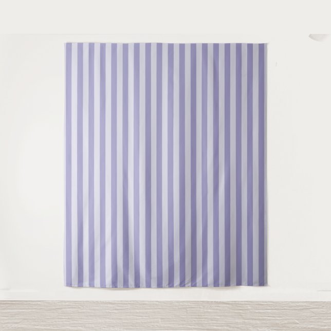 Tenture Rayures violettes (Devant)