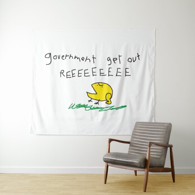 Tenture REE SNEKRIGHT Gadsden Flag (En situation (horizontale))