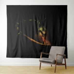 Tenture Regard Majestueux : Portrait de Cheval d'Art Fin