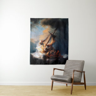 Tenture Rembrandt - La tempête de la mer de Galilée