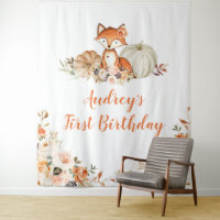Renard d'automne Elle est un Wild Un Anniversaire 