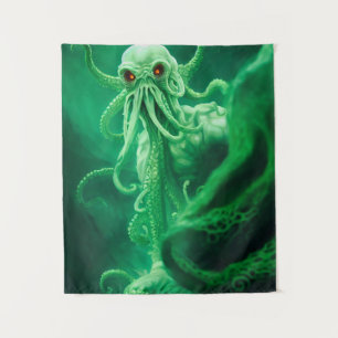 Tenture Rencontre sous-marine avec Cthulhu