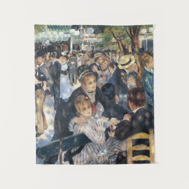 Tenture Renoir Moulin Danse Galette Party (Devant)