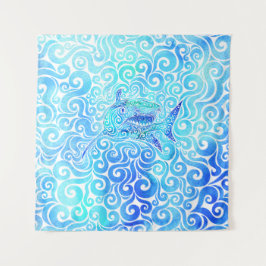 Tenture Requin tourbillonnant