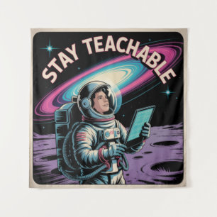 Tenture Restez Ouvert à l'Apprentissage