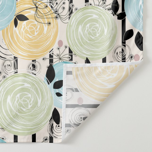 Tenture Rétro, Flower Patch (Détail)