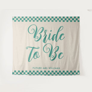 Tenture Retro Mod mariée pour être Fête des mariées Contex